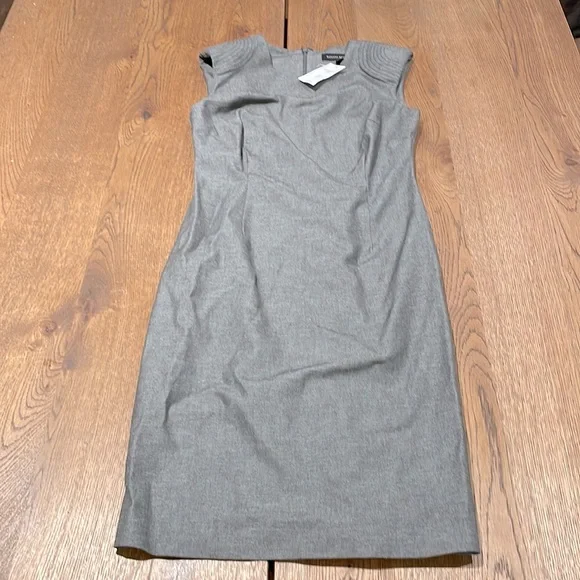 (2/$70) NWT Banana Republic classic closet staple dress - 0P Gray - Picture 3 of 10